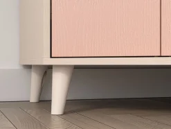 Szafa narożna Mevel 01 ML Meble – Millenial Pink / Piasek Pustyni