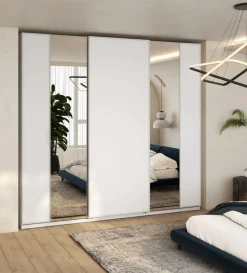 Szafa przesuwna z lustrem 250 cm Lenart Maxi MX-06