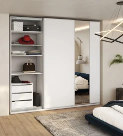 Szafa przesuwna z lustrem 250 cm Lenart Maxi MX-06