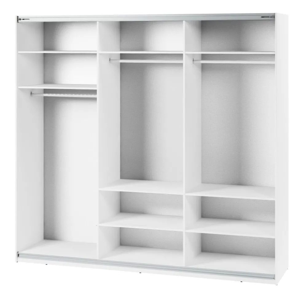 Szafa przesuwna z lustrem 250 cm Lenart Maxi MX-06