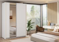 Szafa przesuwna z lustrem 120 cm Lenart Maxi MX-01
