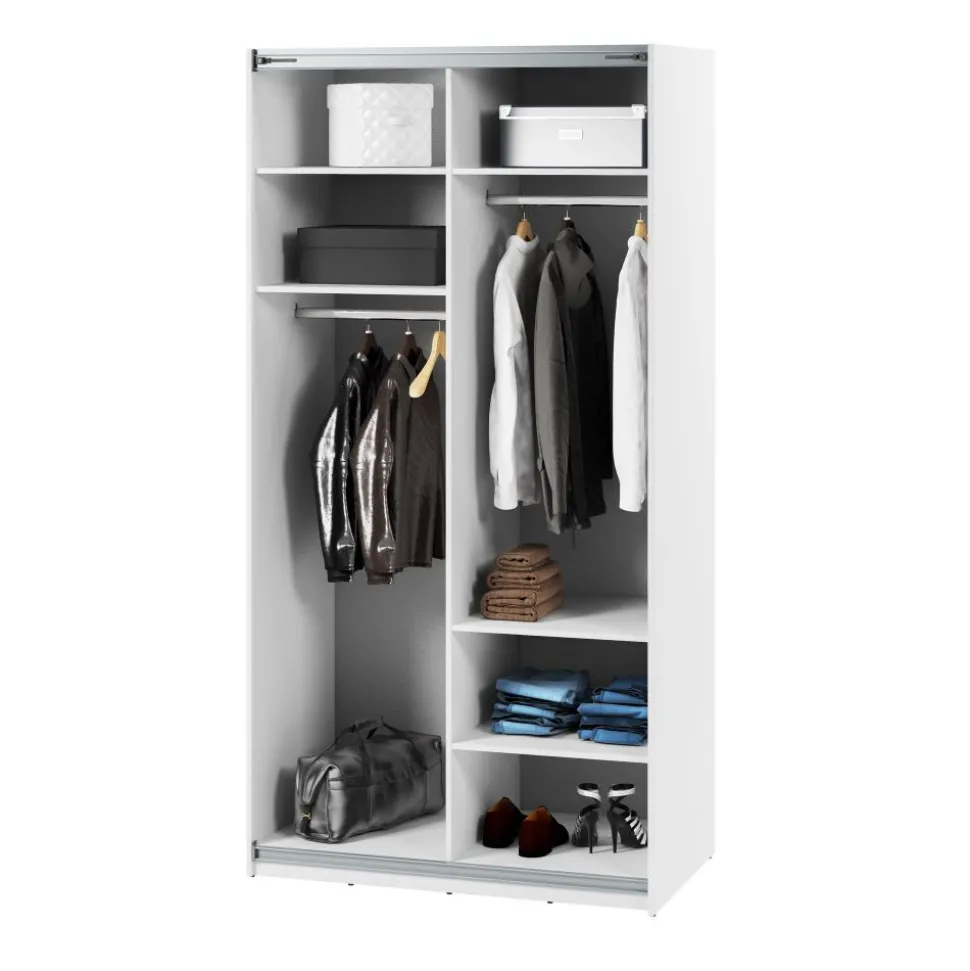 Szafa przesuwna z lustrem 120 cm Lenart Maxi MX-01