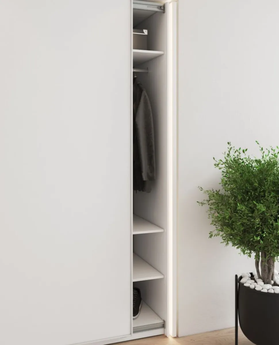 Szafa przesuwna z lustrem 170 cm Lenart Maxi MX-03