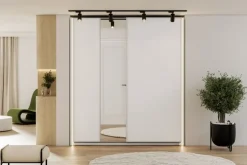 Szafa przesuwna z lustrem 170 cm Lenart Maxi MX-03