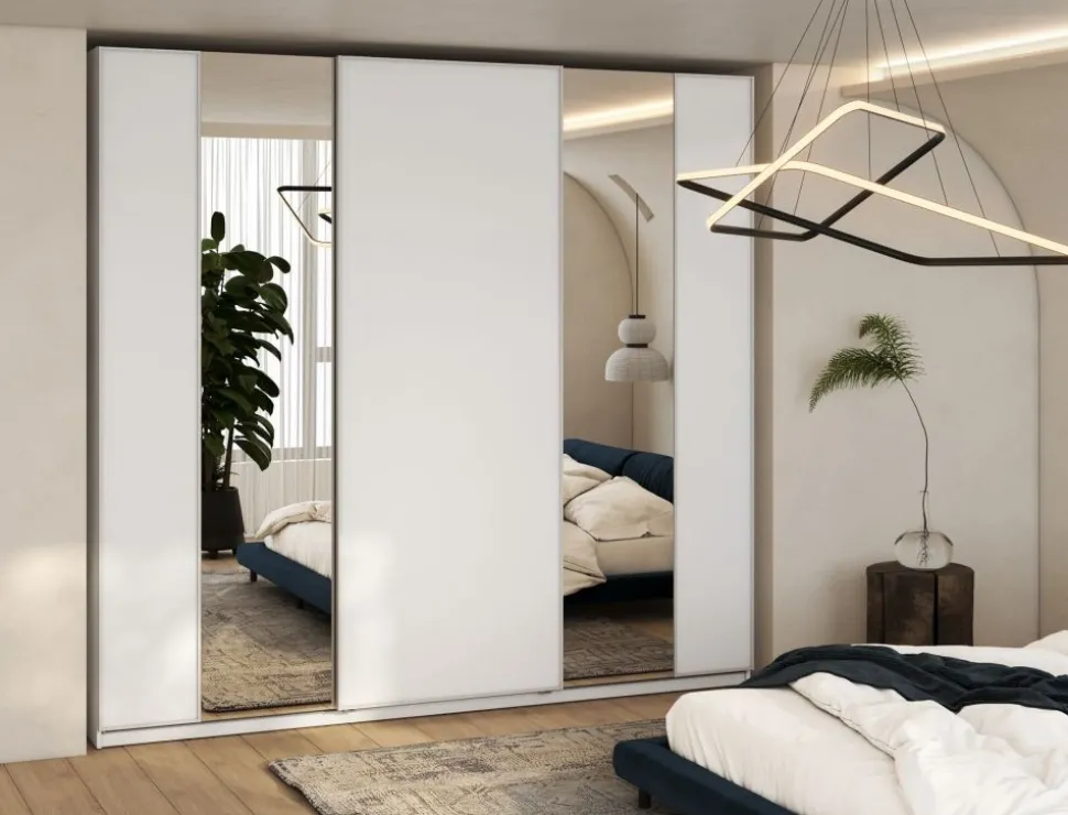 Szafa przesuwna z lustrem 220 cm Lenart Maxi MX-05