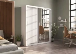 Szafa ryflowana z lustrem Lenart Arti AR-28P