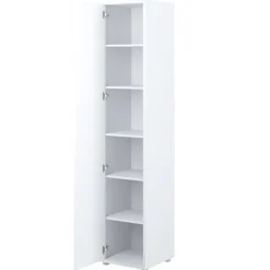 SZAFA Z PÓŁKAMI BC-21 DO PÓŁKOTAPCZANU BED CONCEPT BIAŁA POŁYSK Lenart