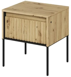 Szafka nocna do sypialni Lenart Trend TR-10 dąb artisan