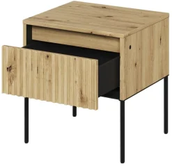 Szafka nocna do sypialni Lenart Trend TR-10 dąb artisan