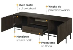 Szafka RTV do salonu Lenart Piemonte PE-03
