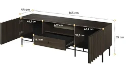 Szafka RTV do salonu Lenart Piemonte PE-03