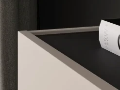 Szafka RTV z szufladami Freshion 05 cashmere/czarny - RTV2D2S