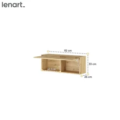 SZAFKA WISZĄCA UCHYLNA BC-29 DO PÓŁKOTAPCZANU DĄB ARTISAN BED CONCEPT Lenart