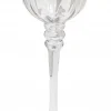 Szklany świecznik kielich glamour 50cm