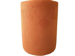 Sztruksowa pufa okragła pomarańczowa Hauss Roller Cord 205.11