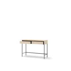Toaletka do sypialni Lenart TREND TS-09 Beż piaskowy + czarny