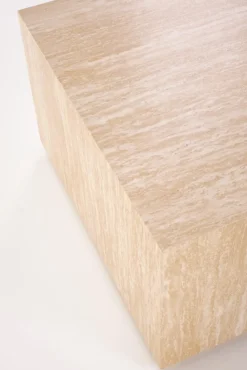 TRAVERTINO KWADRAT ława, trawertyn (1p=1szt)1 sztuka