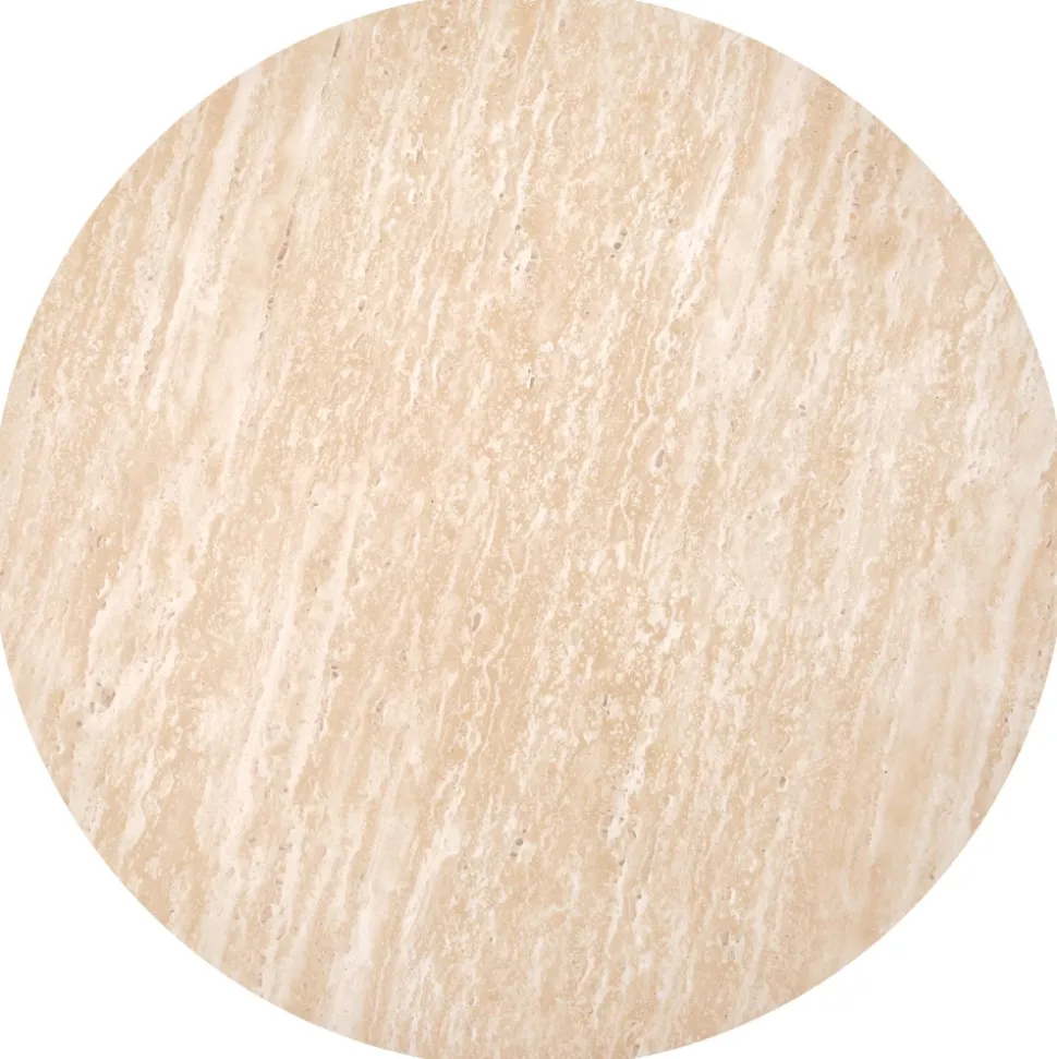 TRAVERTINO OKRĄGŁA ława, trawertyn (1p=1szt)1 sztuka