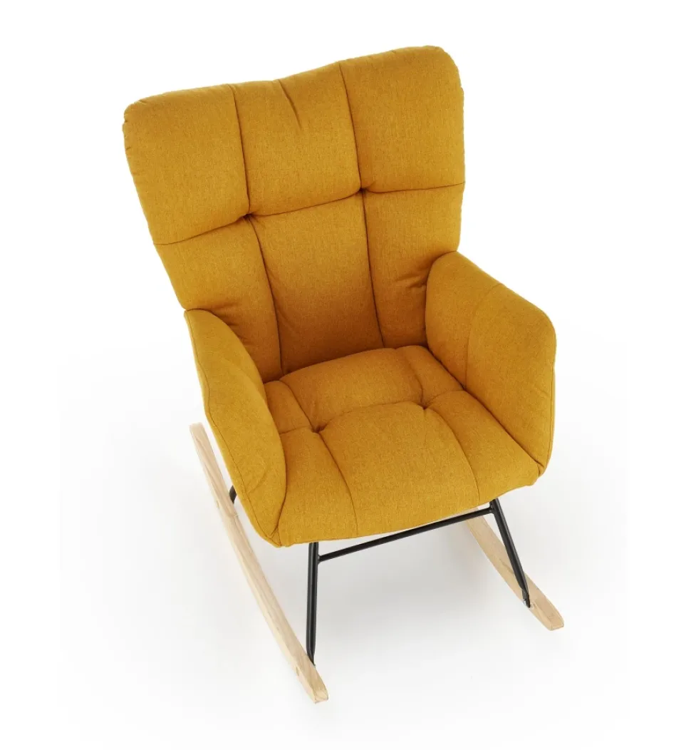 VASCO fotel bujany musztardowy1 sztuka