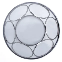 VENUS ława, stelaż - srebrny, szkło - dymiony (1p=1szt)1 sztuka