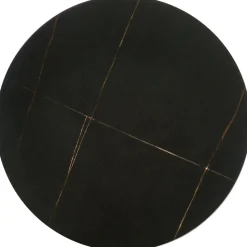 VERDE ława czarny marmur / czarny (2p=1szt)1 sztuka