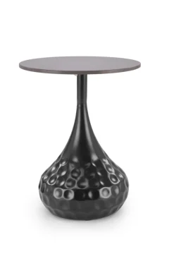 VERDE ława czarny marmur / czarny (2p=1szt)1 sztuka