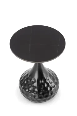 VERDE ława czarny marmur / czarny (2p=1szt)1 sztuka