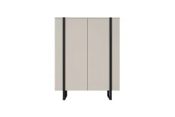 VERICA KOMODA 120 2D - cashmere / czarne nogi