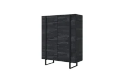 VERICA KOMODA 120 2D - charcoal flow / czarne nogi