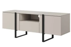 VERICA RTV 150 2D1SZ - cashmere / czarne nogi