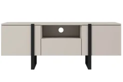VERICA RTV 150 2D1SZ - cashmere / czarne nogi