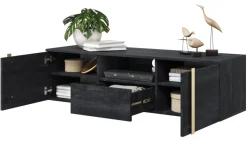 VERICA RTV 150 2D1SZ - charcoal flow / złote uchwyty / wisząca