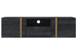 VERICA RTV 150 2D1SZ - charcoal flow / złote uchwyty / wisząca