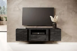 VERICA RTV 150 2D1SZ - charcoal flow / czarne uchwyty / wisząca