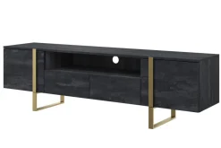 VERICA RTV 200 2D2SZ - charcoal flow / złote nogi