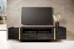 VERICA RTV 200 2D2SZ - charcoal flow / złote uchwyty / wisząca