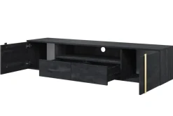 VERICA RTV 200 2D2SZ - charcoal flow / złote uchwyty / wisząca