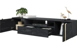 VERICA RTV 200 2D2SZ - charcoal flow / złote uchwyty / wisząca