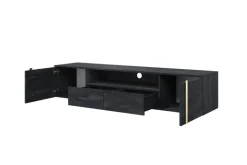 VERICA RTV 200 2D2SZ - charcoal flow / złote uchwyty / wisząca