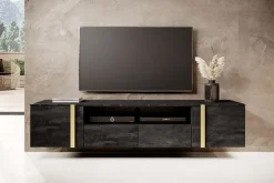VERICA RTV 200 2D2SZ - charcoal flow / złote uchwyty / wisząca