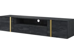 VERICA RTV 200 2D2SZ - charcoal flow / złote uchwyty / wisząca