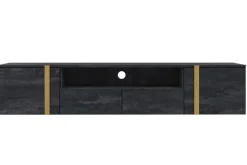 VERICA RTV 200 2D2SZ - charcoal flow / złote uchwyty / wisząca