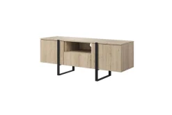 VERICA RTV 150 2D1SZ - dąb biszkoptowy / czarne nogi