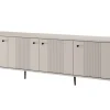 VESPER RTV 187 4D - cashmere mdf / cashmere / czarne nogi
