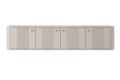 VESPER RTV 187 4D - cashmere mdf / cashmere / złote uchwyty / wisząca