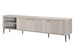 VESPER RTV 187 3D - cashmere mdf / cashmere / czarne nogi