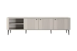 VESPER RTV 187 3D - cashmere mdf / cashmere / czarne nogi