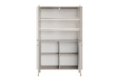 VESPER WITRYNA 103 2D - cashmere mdf / cashmere / złote nogi