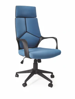 VOYAGER fotel gabinetowy czarny / niebieski1 sztuka