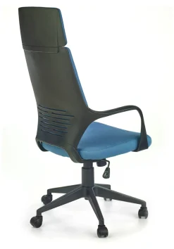 VOYAGER fotel gabinetowy czarny / niebieski1 sztuka